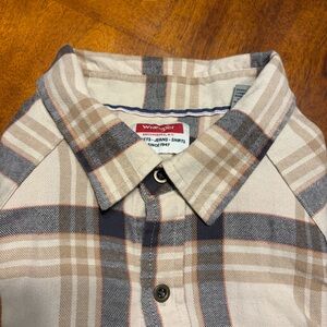 Wrangler Western Wear Plaid Flannel Shirt 2XL